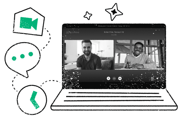 Make professional video calls for stylists